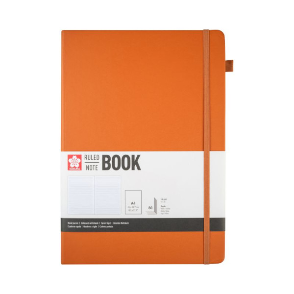 ΜΠΛΟΚ SAKURA 21X30CM  RULED NOTEBOOK  AMBER