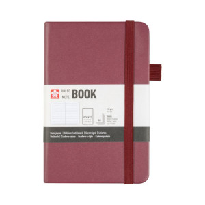 ΜΠΛΟΚ SAKURA 9X14CM  RULED NOTEBOOK  MULBERRY