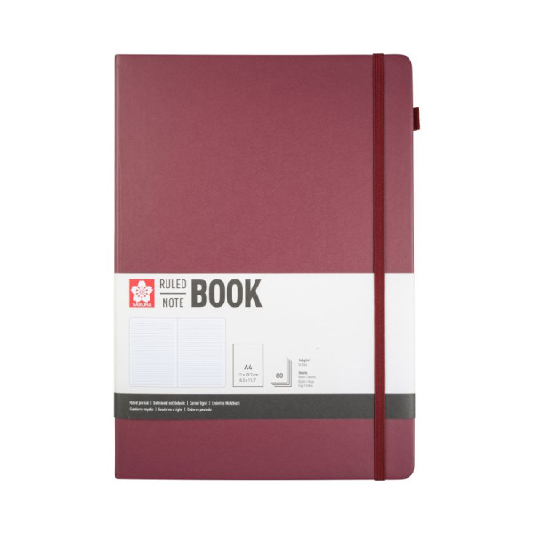 ΜΠΛΟΚ SAKURA 21X30CM  RULED NOTEBOOK  MULBERRY