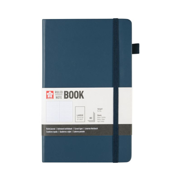 ΜΠΛΟΚ SAKURA 13X21CM  RULED NOTEBOOK  DEEP INDIGO