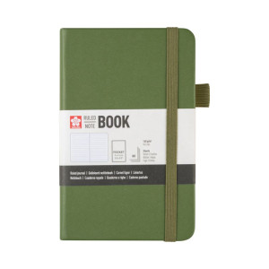 ΜΠΛΟΚ SAKURA  9X14CM RULED NOTEBOOK PINE NEEDLE