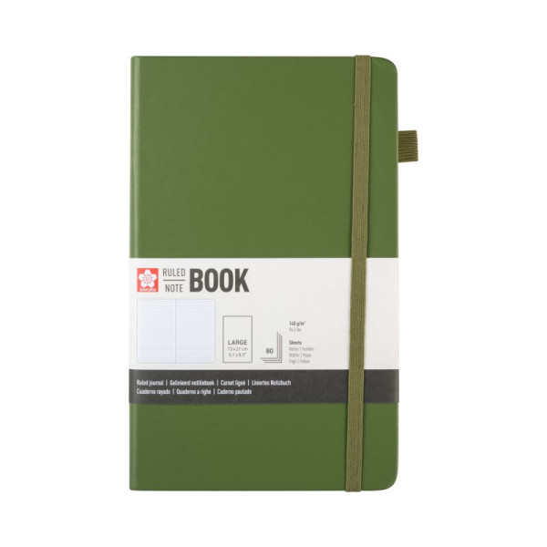 ΜΠΛΟΚ SAKURA 13X21CM  RULED NOTEBOOK  PINE NEEDLE