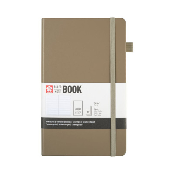 ΜΠΛΟΚ SAKURA 13X21CM  RULED NOTEBOOK  CINDER