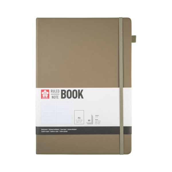 ΜΠΛΟΚ SAKURA 21X30CM  RULED NOTEBOOK  CINDER