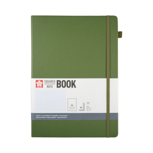 ΜΠΛΟΚ SAKURA 21X30CM  SQUARED NOTEBOOK PINE NEEDLE