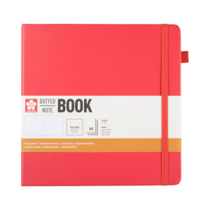 ΜΠΛΟΚ SAKURA 20X20CM  DOTTED NOTEBOOK  PLUM BLOSSOM