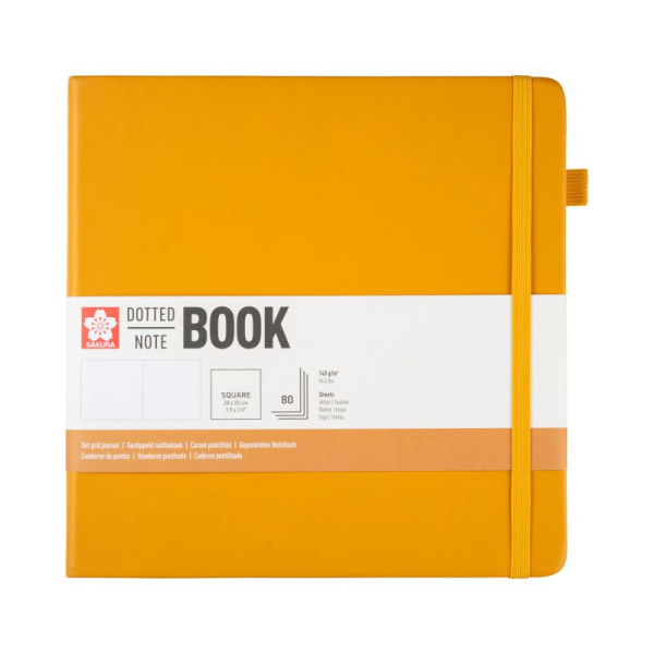 ΜΠΛΟΚ SAKURA 20X20 CM  DOTTED NOTEBOOK  JAPANESE KERRIA