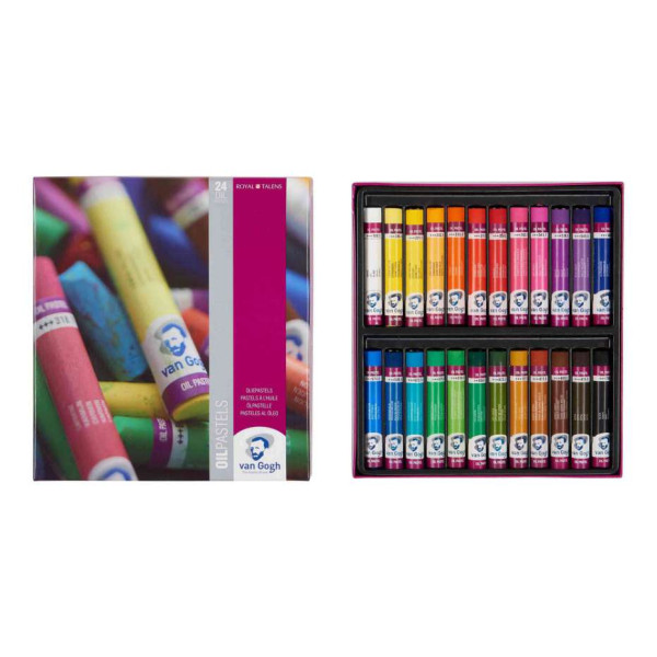 OIL PASTEL VAN GOGH SET  24TEM