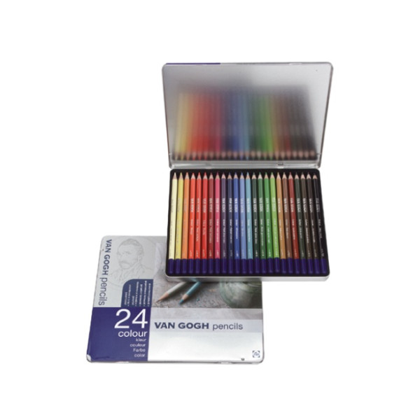 ΜΕΤΑΛΛΙΚΗ ΚΑΣΕΤΙΝΑ ΜΟΛΥΒΙΑ COLOUR 24ΤΕΜ VAN COGH