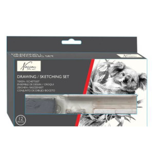 DRAWING - SKETCHING SET  12ΤΕΜ ΖΩΓΡΑΦΙΚΗΣ