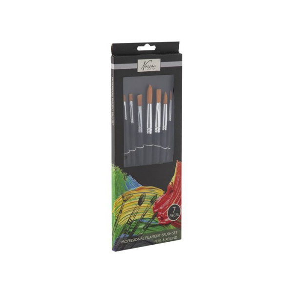 ΣΕΤ ΠΙΝΕΛΑ ΖΩΓΡΑΦΙΚΗΣ 7 ΤΕΜ