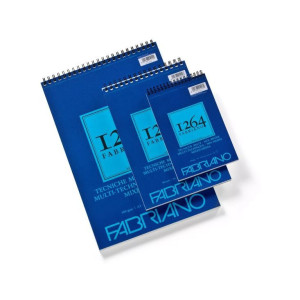 ΜΠΛΟΚ ΣΠΙΡΑΛ A5 F-1264 300GR MIX MEDIA 15Φ FABRIANO