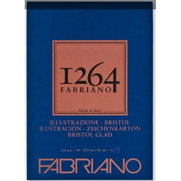ΜΠΛΟΚ ΔΕΜΕΝΟ Α4 F-1264 200GR BRISTOL 50Φ FABRIANO