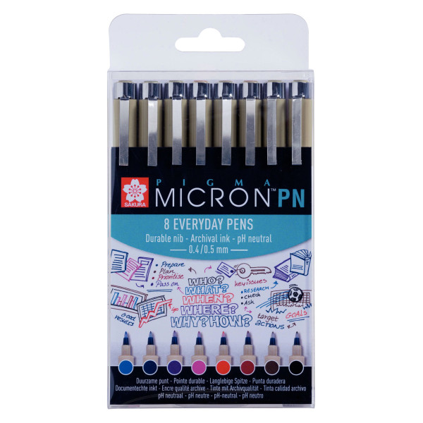 ΜΑΡΚΑΔΟΡΟΣ PIGMA MICRON PN ΣΕΤ 8 ΧΡΩΜΑΤΩΝ