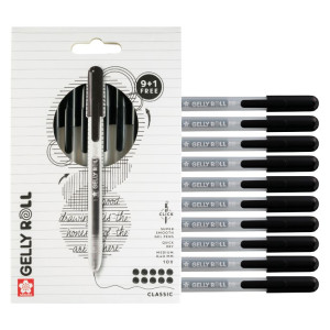 ΜΑΡΚΑΔΟΡΟΙ GELLY ROLL CLASSIC SET 10 BLACK