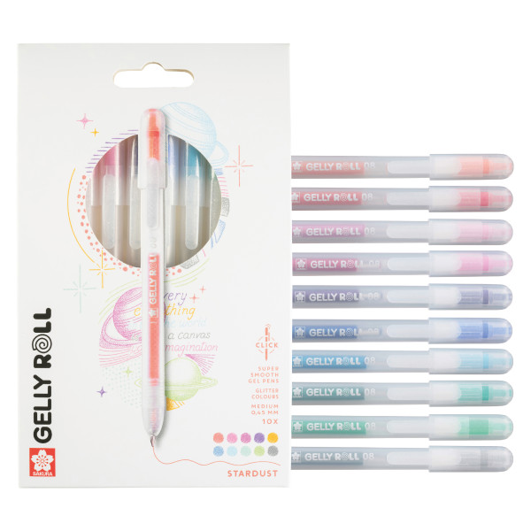 GELLY ROLL RETR. STARDUST SET 10