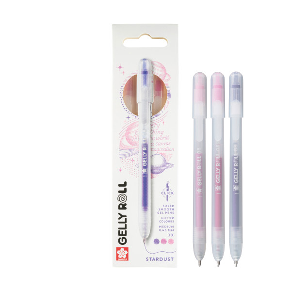 ΣΤΥΛΟ GELLY ROLL RETR. STARDUST SET 3 (PINK-ROSE-PURPLE)