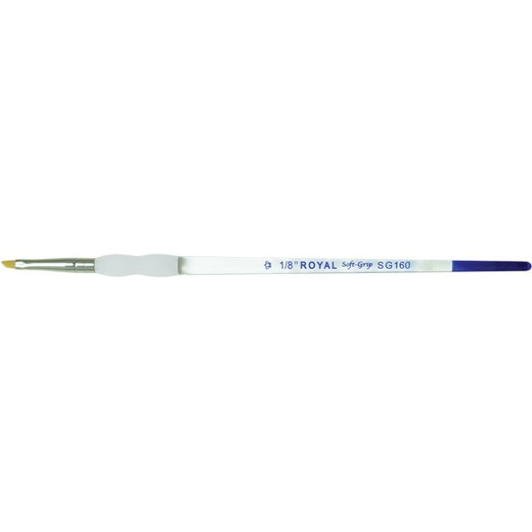 ΠΙΝΕΛΟ ΚΟΦΤΟ Νο1/8" SOFT GRIP ΑΚΡΥΛΙΚΟ-ΛΑΔΙ-ΑΚΟΥΑΡΕΛΑ SG160-1/8"