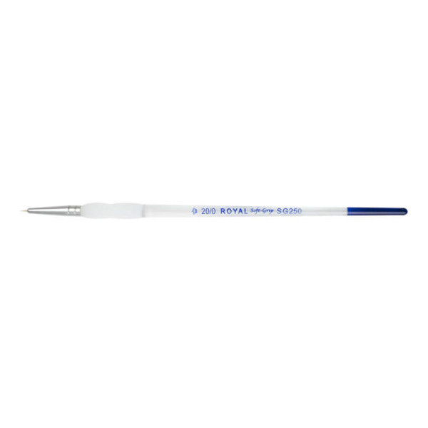 ΠΙΝΕΛΟ ΣΤΡΟΓΓΥΛΟ Νο20/0 SOFTGRIP ΑΚΡΥΛΙΚΟ-ΛΑΔΙ-ΑΚΟΥΑΡΕΛΑ SG250
