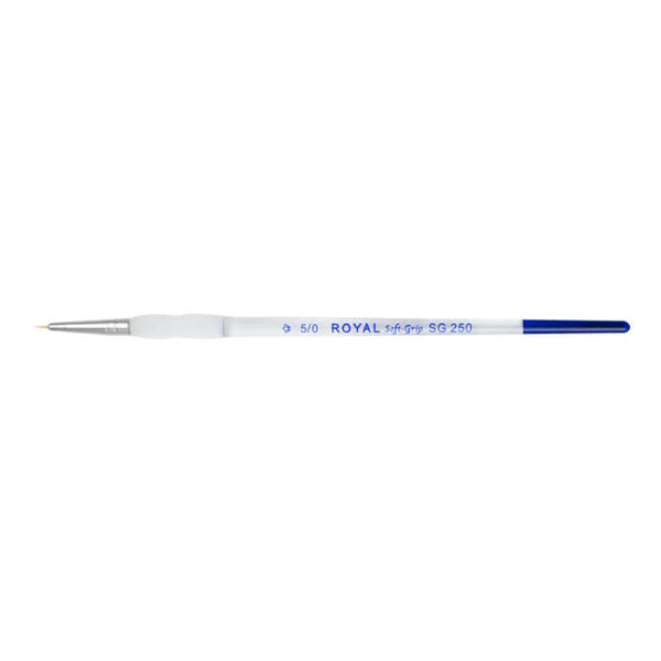 ΠΙΝΕΛΟ ΣΤΡΟΓΓΥΛΟ Νο5/0 SOFTGRIP ΑΚΡΥΛΙΚΟ-ΛΑΔΙ-ΑΚΟΥΑΡΕΛΑSG250-5/0