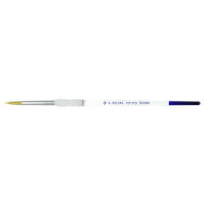 ΠΙΝΕΛΟ ΣΤΡΟΓΓΥΛΟ Νο 6 SOFTGRIP ΑΚΡΥΛΙΚΟ-ΛΑΔΙ-ΑΚΟΥΑΡΕΛΑ SG250-6