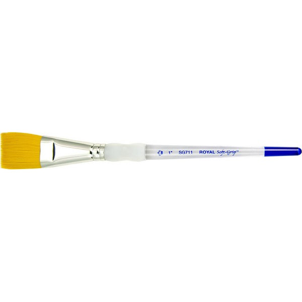 ΠΙΝΕΛΟ ΠΛΑΚΕ Νο 1" SOFTGRIP ΑΚΡΥΛΙΚΟ-ΛΑΔΙ-ΑΚΟΥΑΡΕΛΑ SG711-1"