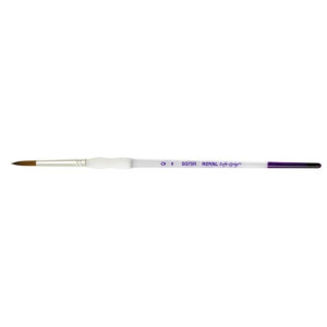 ΠΙΝΕΛΟ ΣΤΡΟΓΓΥΛΟ Νο 6 SOFTGRIP ΑΚΡΥΛΙΚΟ-ΛΑΔΙ-ΑΚΟΥΑΡΕΛΑ SG75R-6
