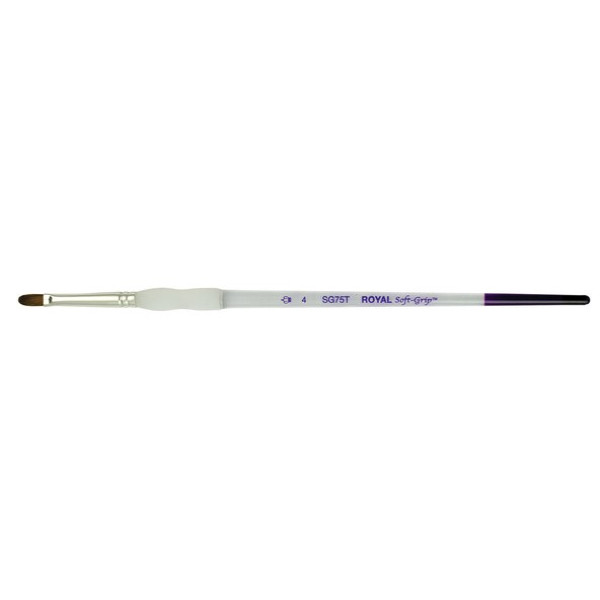 ΠΙΝΕΛΟ ΓΛΩΣΣΑ ΓΑΤΑΣ Νο 4 SOFTGRIP ΑΚΡΥΛΙΚΟ-ΛΑΔΙ-ΑΚΟΥΑΡΕΛΑ SG75T-4