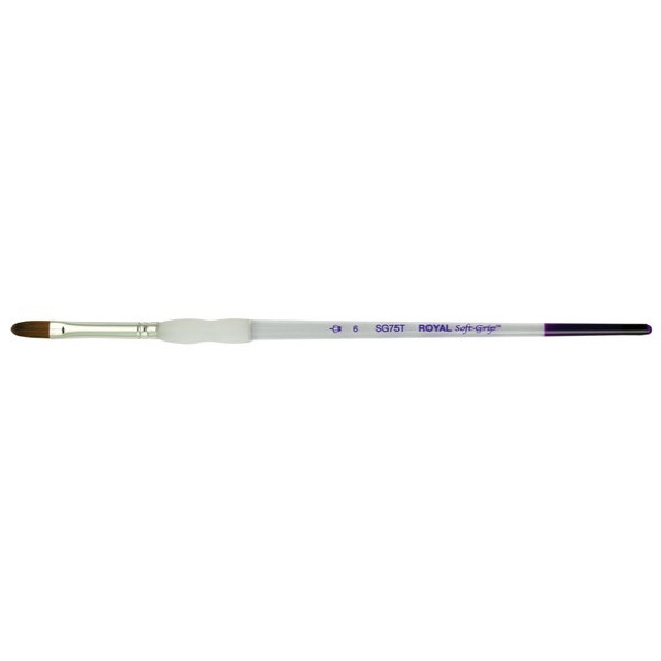 ΠΙΝΕΛΟ ΓΛΩΣΣΑ ΓΑΤΑΣ Νο 6 SOFTGRIP ΑΚΡΥΛΙΚΟ-ΛΑΔΙ-ΑΚΟΥΑΡΕΛΑ SG75T-6