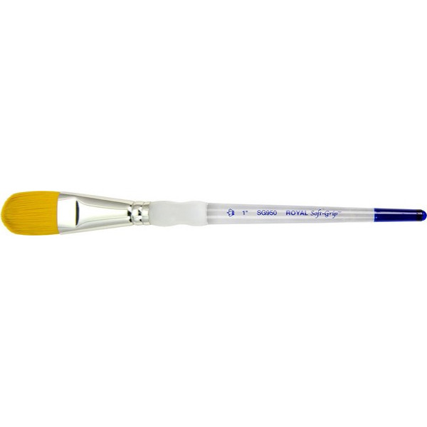 ΠΙΝΕΛΟ ΓΛΩΣΣΑ ΓΑΤΑΣ Νο 1" SOFTGRIP ΑΚΡΥΛΙΚΟ-ΛΑΔΙ-ΑΚΟΥΑΡΕΛΑ SG950-1"
