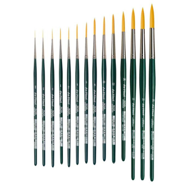 ΠΙΝΕΛΑ DA VINCI  VA-1270_6 NOVA LETTERING BRUSH GREEN HANDLES