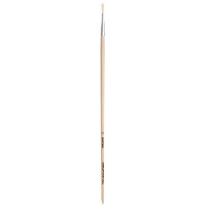 ΠΙΝΕΛΟ ΣΤΡΟΓΓΥΛΟ ΓΙΑ ΛΑΔΙ ΖΩΓΡΑΦΙΚΗΣ Νο6 BRISTLE ΜΕ ΜΑΚΡΥ ΣΤΕΛΕΧΟΣ