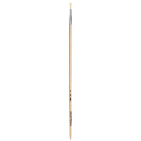 ΠΙΝΕΛΟ ΣΤΡΟΓΓΥΛΟ ΓΙΑ ΛΑΔΙ ΖΩΓΡΑΦΙΚΗΣ Νο6 BRISTLE ΜΕ ΜΑΚΡΥ ΣΤΕΛΕΧΟΣ