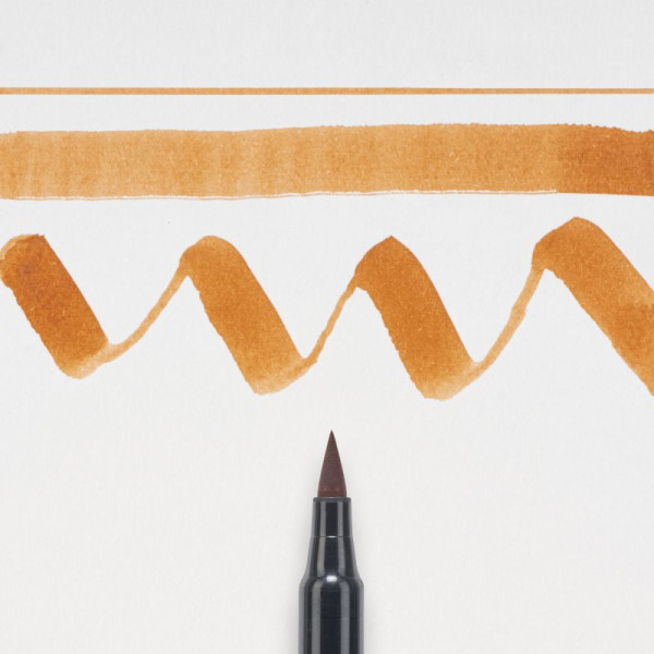 ΜΑΡΚΑΔΟΡΟΣ BRUSH PEN RAW SIENNA SAKURA KOI COLOUR