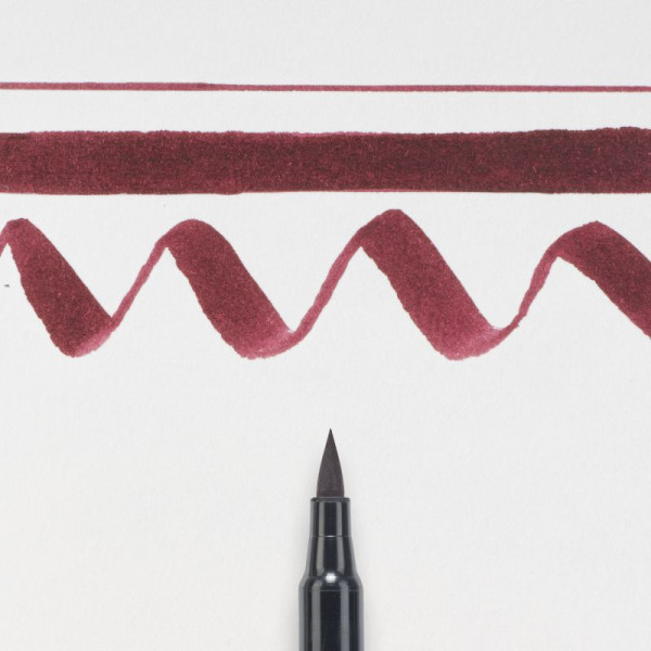 ΜΑΡΚΑΔΟΡΟΣ BRUSH PEN BURGUNDY SAKURA KOI COLOUR