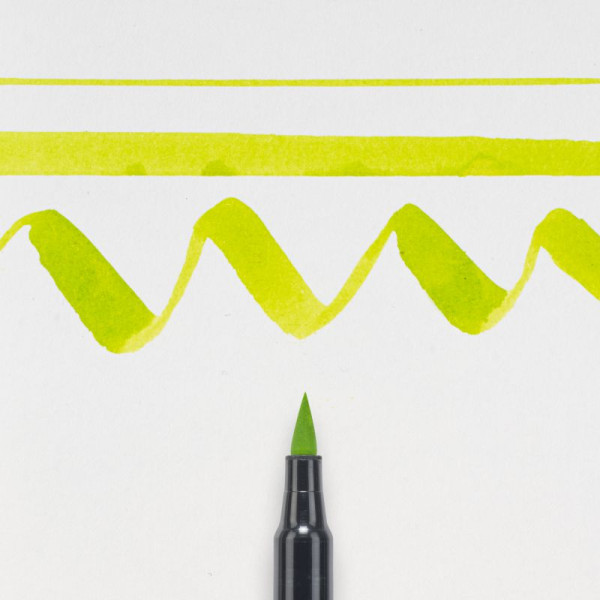 ΜΑΡΚΑΔΟΡΟΣ  BRUSH PEN YELLOW GREEN SAKURA KOI COLOUR