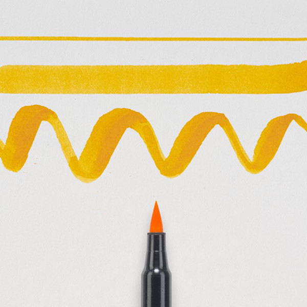 ΜΑΡΚΑΔΟΡΟΣ  BRUSH PEN DEEP YELLOW SAKURA KOI COLOUR
