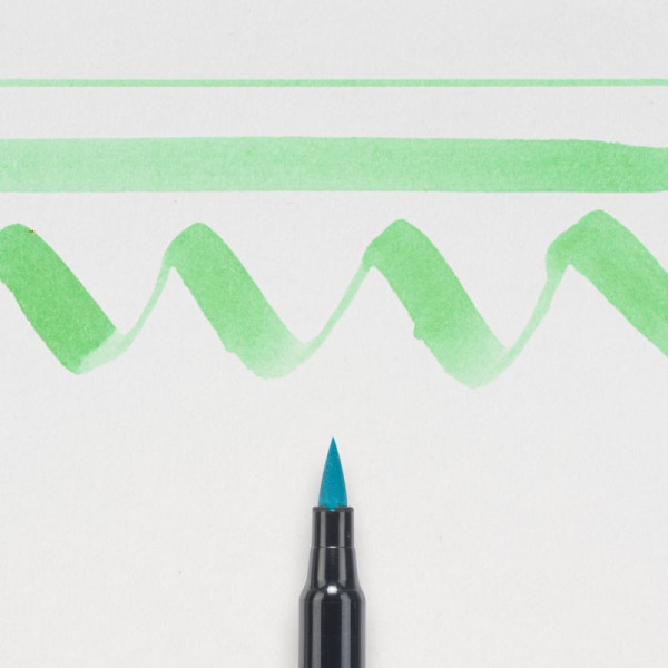 ΜΑΡΚΑΔΟΡΟΣ BRUSH PEN PEACOCK GREEN SAKURA KOI COLOUR