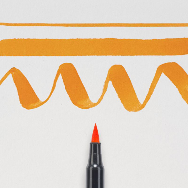 ΜΑΡΚΑΔΟΡΟΣ  BRUSH PEN ORANGE SAKURA KOI COLOUR