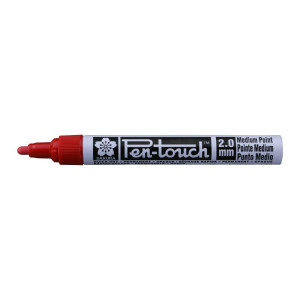 ΜΑΡΚΑΔΟΡΟΙ PEN-TOUCH ΚΟΚΚΙΝΟ MEDIUM 2mm