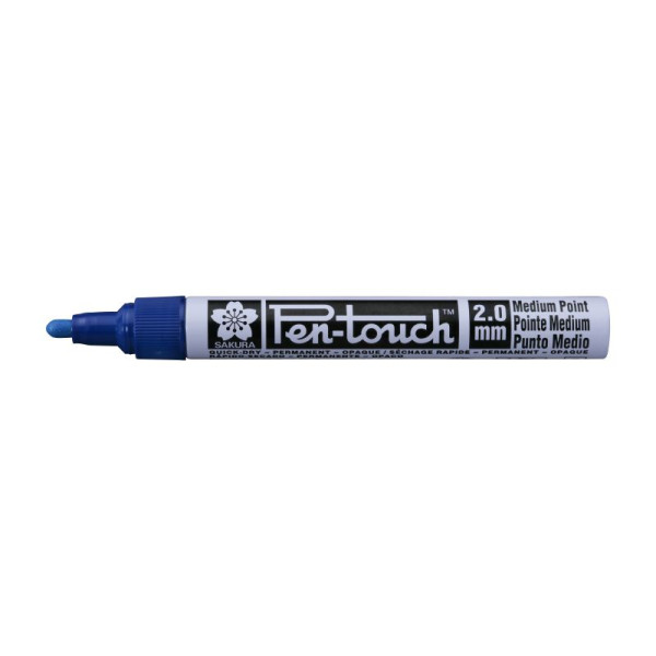 ΜΑΡΚΑΔΟΡΟΙ PEN-TOUCH ΜΠΛΕ MEDIUM 2mm