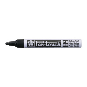 ΜΑΡΚΑΔΟΡΟΙ PEN-TOUCH ΜΑΥΡΟ MEDIUM 2mm