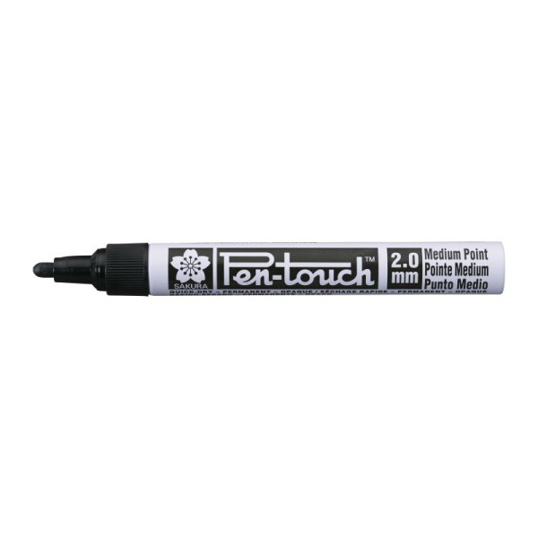 ΜΑΡΚΑΔΟΡΟΙ PEN-TOUCH ΜΑΥΡΟ MEDIUM 2mm