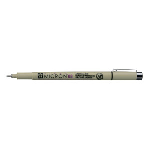 ΜΑΡΚΑΔΟΡΟΣ SAKURA MICRON 08  ΜΑΥΡΟ  PIGMA