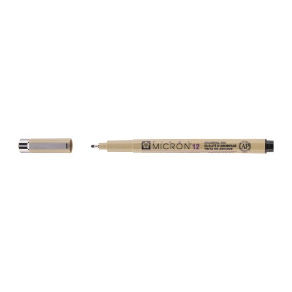ΜΑΡΚΑΔΟΡΟΣ SAKURA MICRON 12  ΜΑΥΡΟ PIGMA