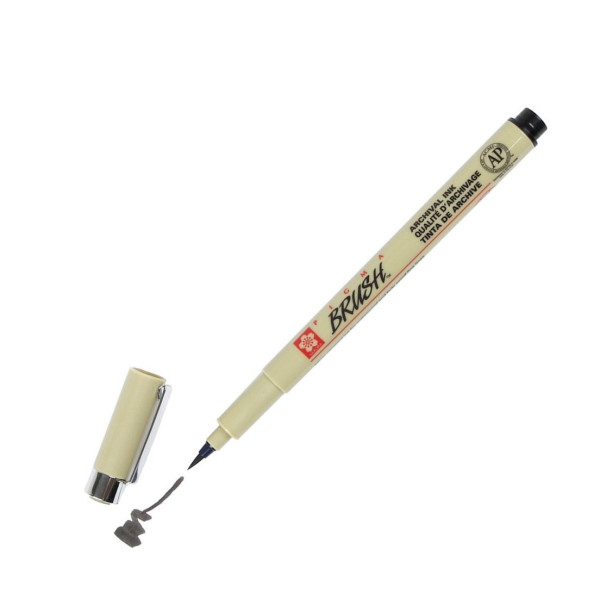 ΜΑΡΚΑΔΟΡΟΣ ΠΙΝΕΛΟ  BRUSH ΜΑΥΡΟ PIGMA
