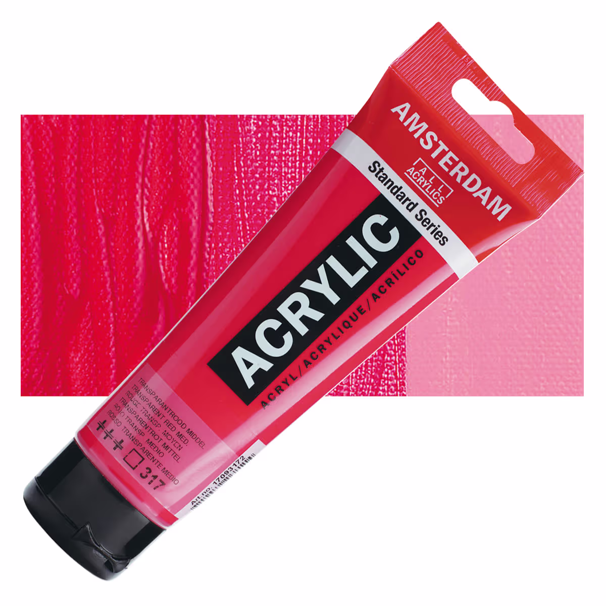 ΑΚΡΥΛΙΚΟ AMSTERDAM 120ml No.317 Transparent Red Medium