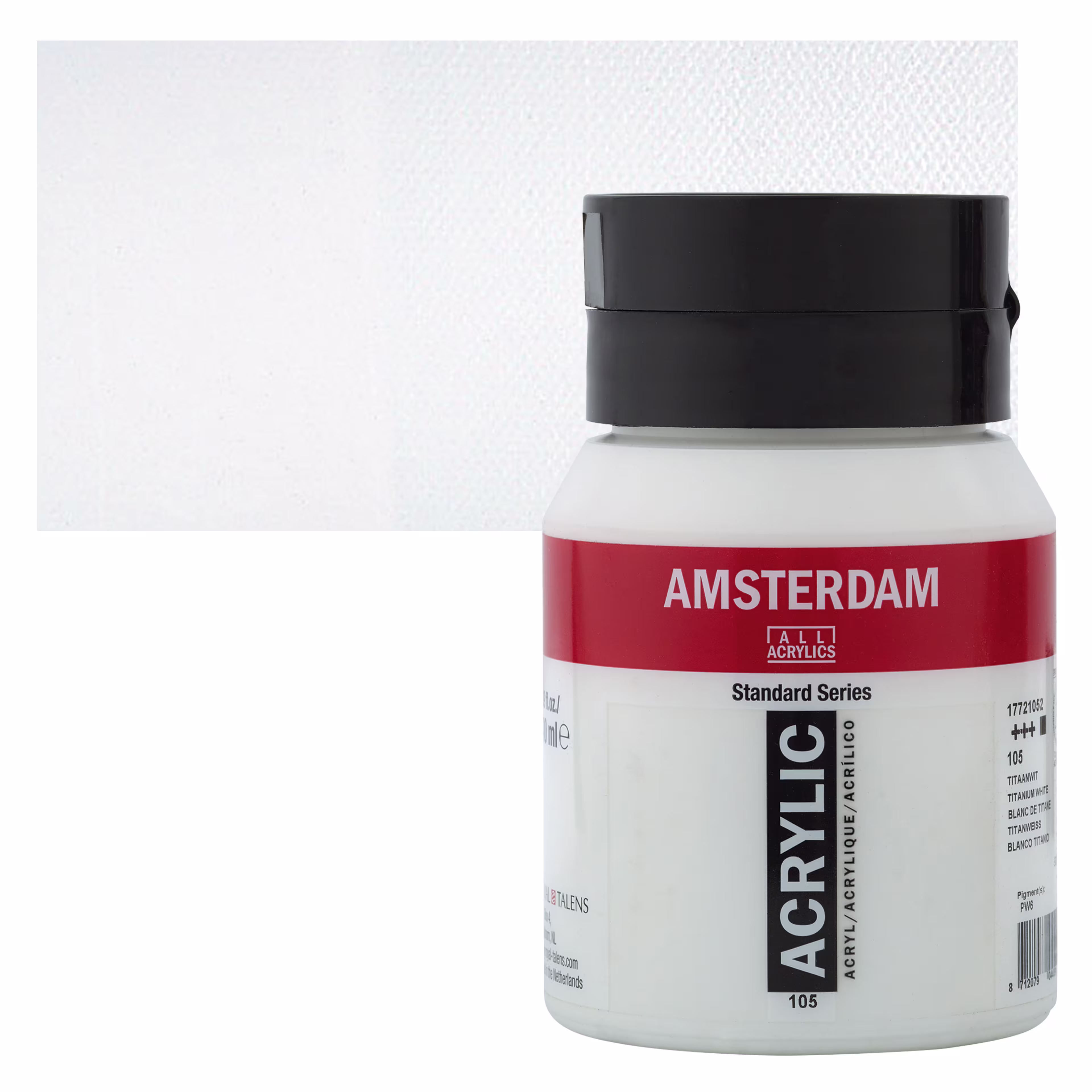 ΑΚΡΥΛΙΚΟ AMSTERDAM 500ml No.105 Titanium White