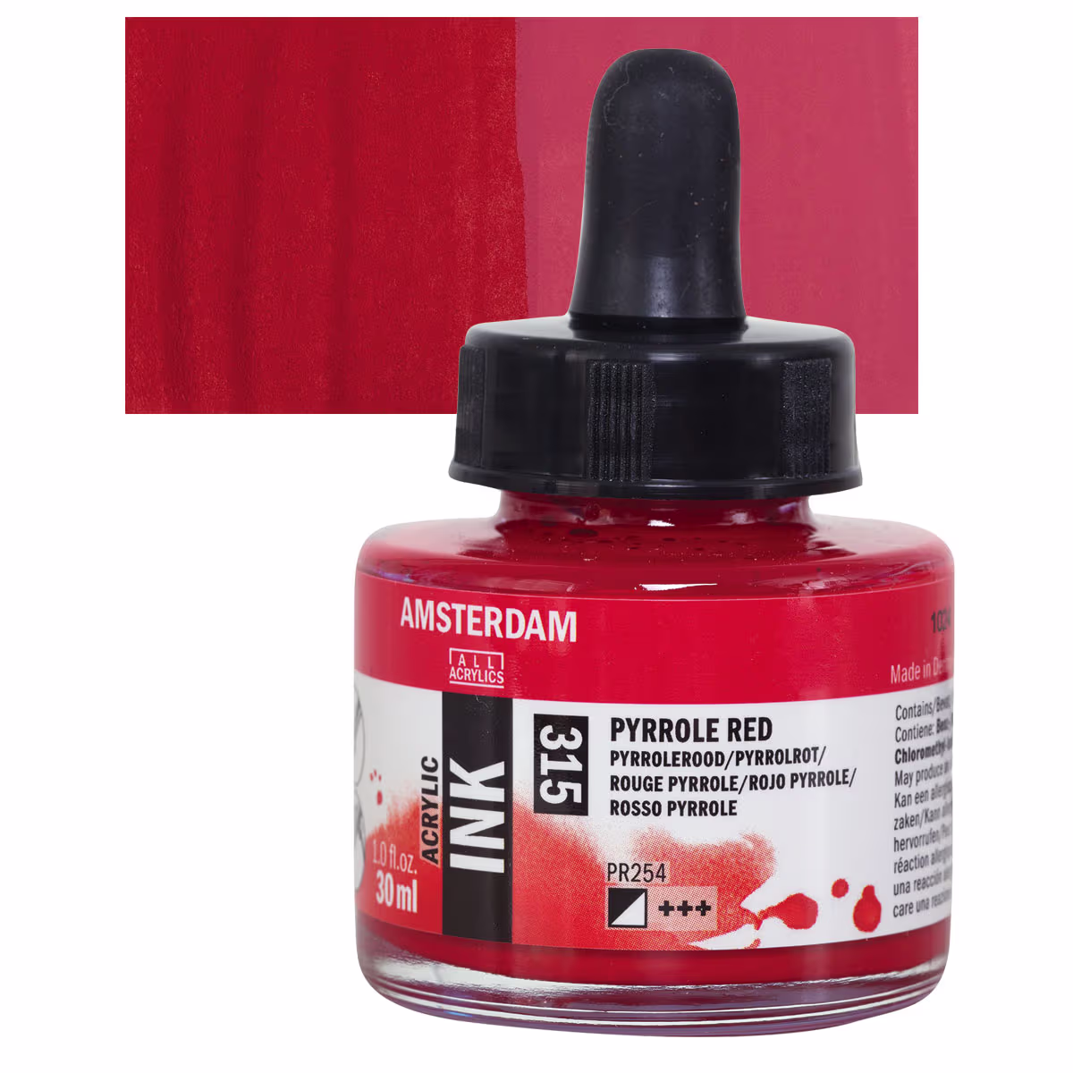 ΜΕΛΑΝΙ INK AMSTERDAM 30ml 315 PYRROLE RED