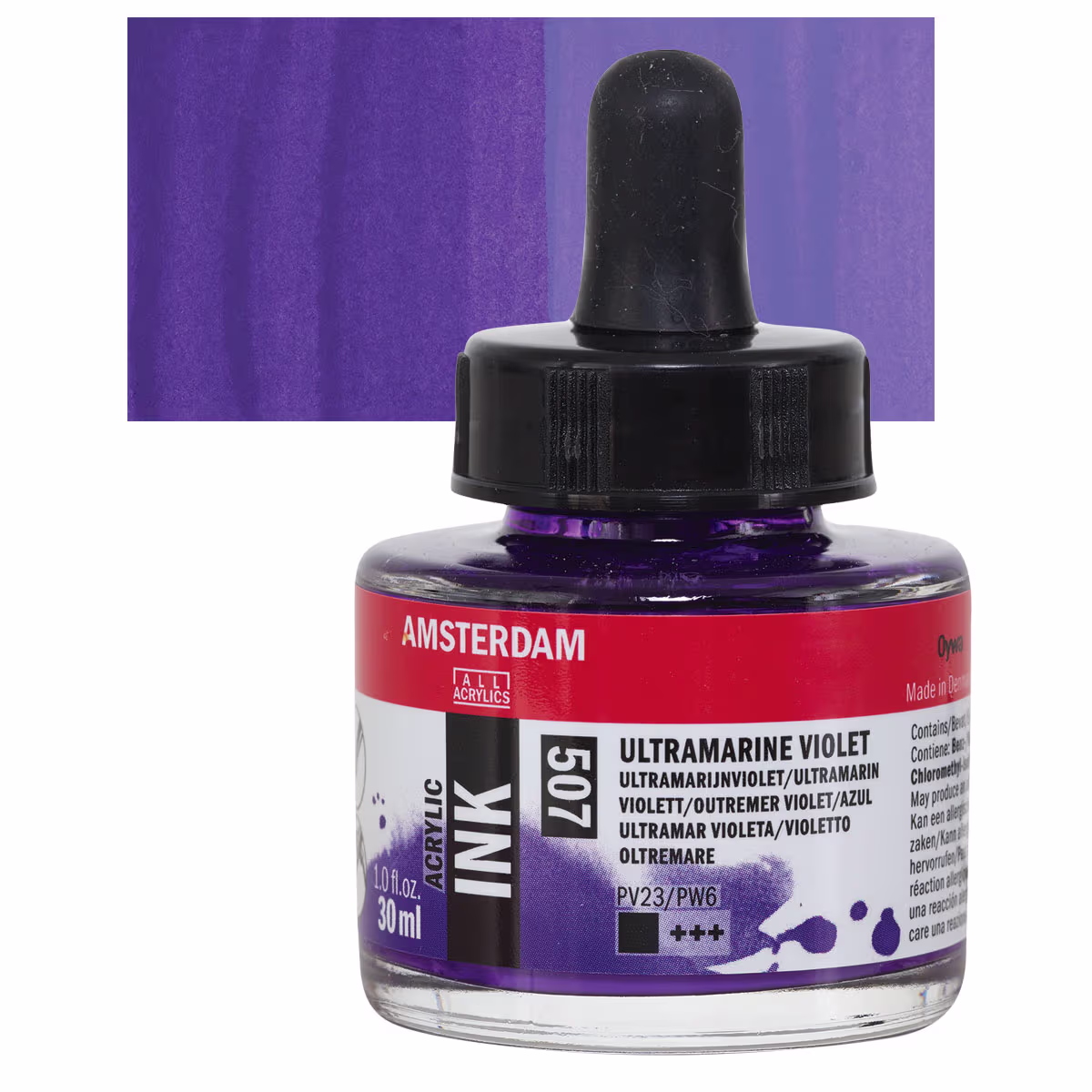 ΜΕΛΑΝΙ INK AMSTERDAM 30ml 507 ULTRAMARINE VIOLET